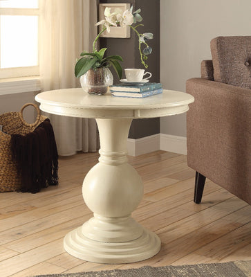 End Table, Antique White