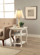 Beautiful End Table, White