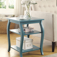 Beautiful End Table, Teal