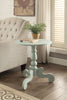 End Table, Antique Green