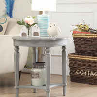 End Table, Antiqued Slate