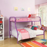 Twin-Full Bunk Bed, Purple