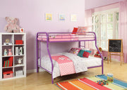 Twin-Full Bunk Bed, Purple