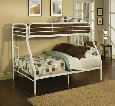 Twin-Full Bunk Bed, White