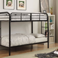 Twin-Twin Bunk Bed, Black