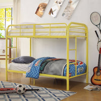 Twin-Twin Bunk Bed, Yellow
