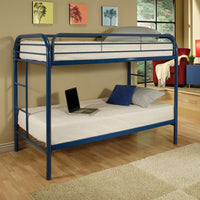 Twin-Twin Bunk Bed, Blue