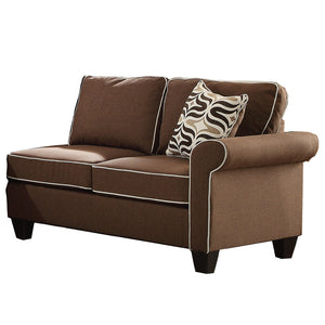 Modular Love Seat, Chocolate