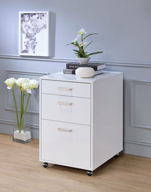 File Cabinet, White