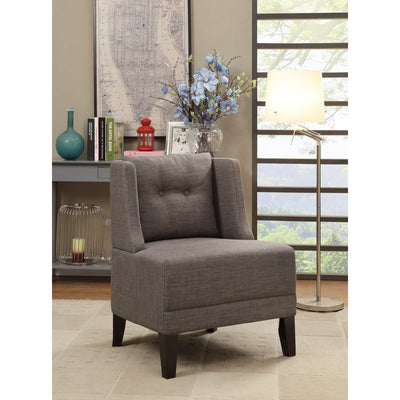 Wood & Dorris Fabric Accent Chair, Brown