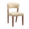 Alluring Dining Side Chair, Cream, Set of 2