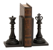 Royal Polystone Chess Bookend Polyresin