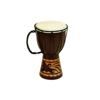Wood Leather Djembe Drum For Decor With Musical Blend