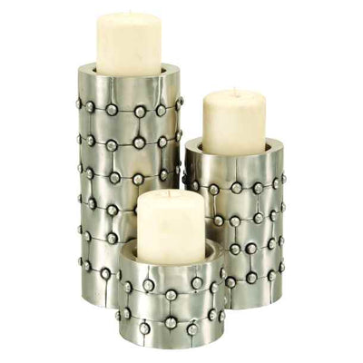 Classic Metal Candle Holder- Set Of 3