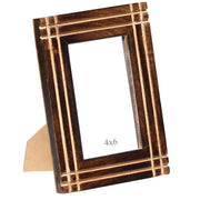 Rustic Look Handmade Picture Frame Stand In Mango Wood