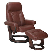 32" x 32" x 40" Cognac Cover- Leather &amp; Vinyl match Chair &amp; Ottoman