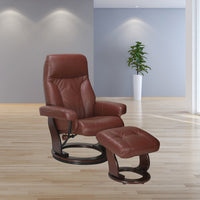 32" x 32" x 40" Cognac Cover- Leather &amp; Vinyl match Chair &amp; Ottoman