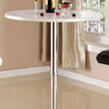 Wood & Metal Bar Table, White