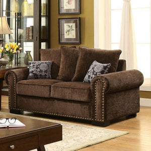 Upholstery trim Loveseat , Brown