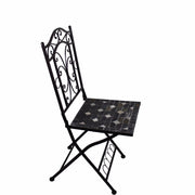 Mosaic-Metal Chair, Black