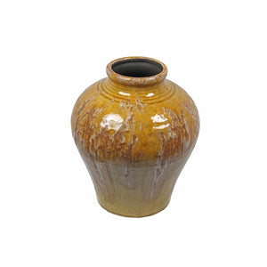 Superior Quality Ceramic Vase, Yellow