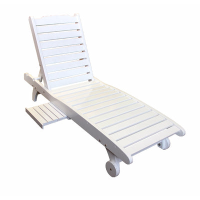 Relaxing Wooden Chair,White