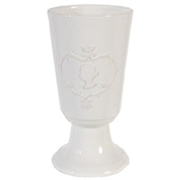 Trophy Snowy Vase ,White