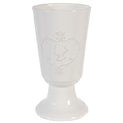 Trophy Snowy Vase ,White