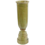 Traditionally Designed Ceramic Vase ,Green