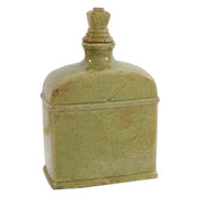 Voguish Ceramic Lidded Jar ,Green