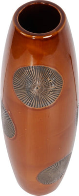 Decorative Dolomite Vase, Brown