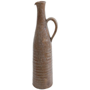 Ceramic Vase with Handle, Brown