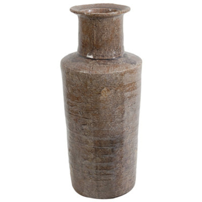 Classic Ceramic Vase, Brown