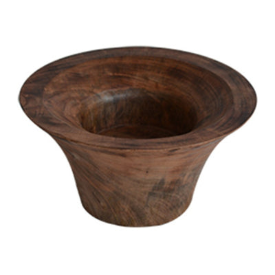 Large Decorative Wooden Bowl ,Brown