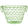 Iron Wire Basket, Green