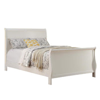 Wooden Twin Bed, White