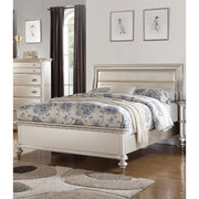 Wooden E.King Bed With Silver
