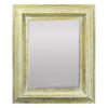 Rustically Naive Mirror In Wooden Frame, Brown