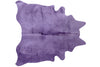 72" x 84" Purple, Cowhide - Rug