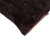 12" X 20" X 5" Black Sheepskin Pillow