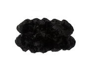 4' X 6' X 2' Black Quattro Sheepskin Area Rug