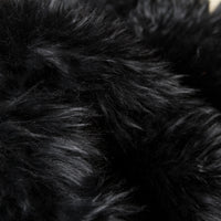 4' X 6' X 2' Black Quattro Sheepskin Area Rug