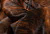 6' X 7' Exotic Cowhide Rug - Dark Brindle
