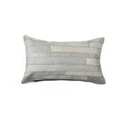 12" X 20" X 5" Gray Pillow