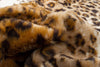 5.25' X 7.5' Leopard Faux Hide Area Rug