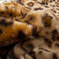 5.25' X 7.5' Leopard Faux Hide Area Rug