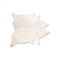 60" x 84" Off White Cowhide Rug