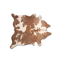 60" x 84" Brown And White Cowhide - Area Rug