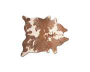 60" x 84" Brown And White Cowhide - Area Rug