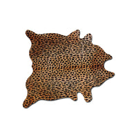 5' X 7' Leopard Cowhide Area Rug